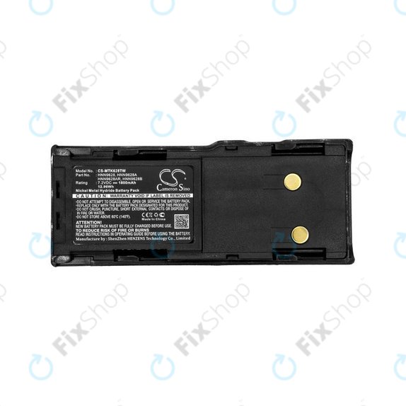 Battery for Motorola CP250, GTX800, 1800mAh, Ni-MH, 7.2V, HNN9628, HQ