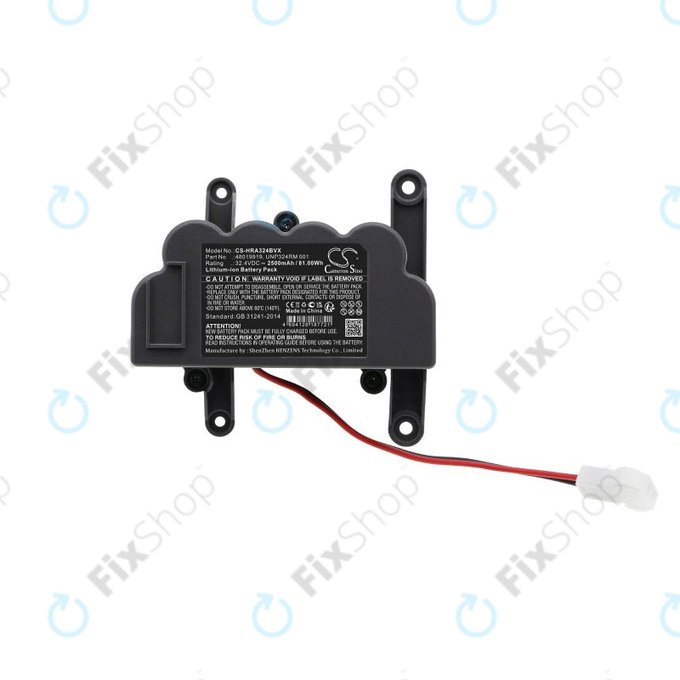 Battery for Hoover ATV324LD 1011, UNP324RM 1001, 2500mAh, Li-Ion, 32.4V, 48019919, HQ