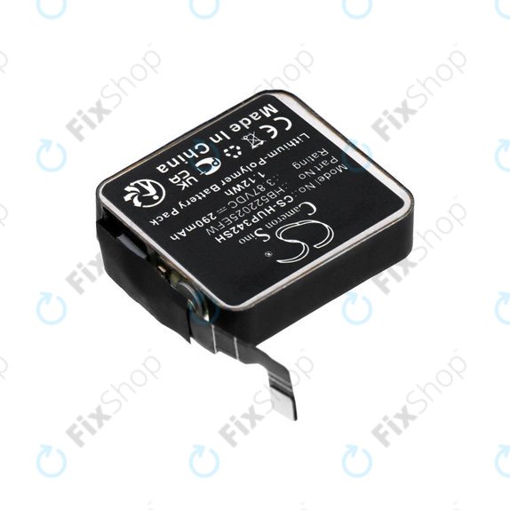 Battery for Huawei Watch GT3 42mm, Watch GT3 Pro 42mm, 290mAh, Li-Pol, 3.87V, HB522025EFW, HQ