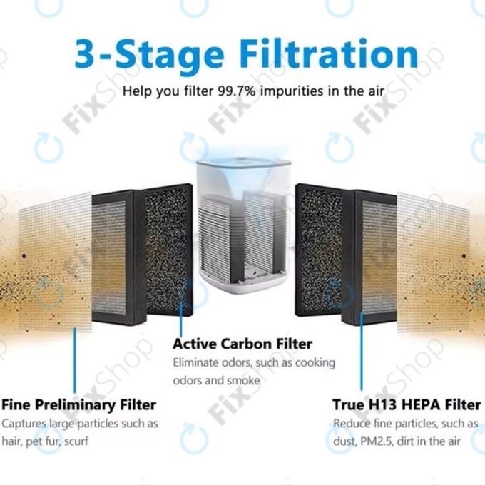 Levoit LV-H128 - HEPA filter (Activated carbon) (2pcs)