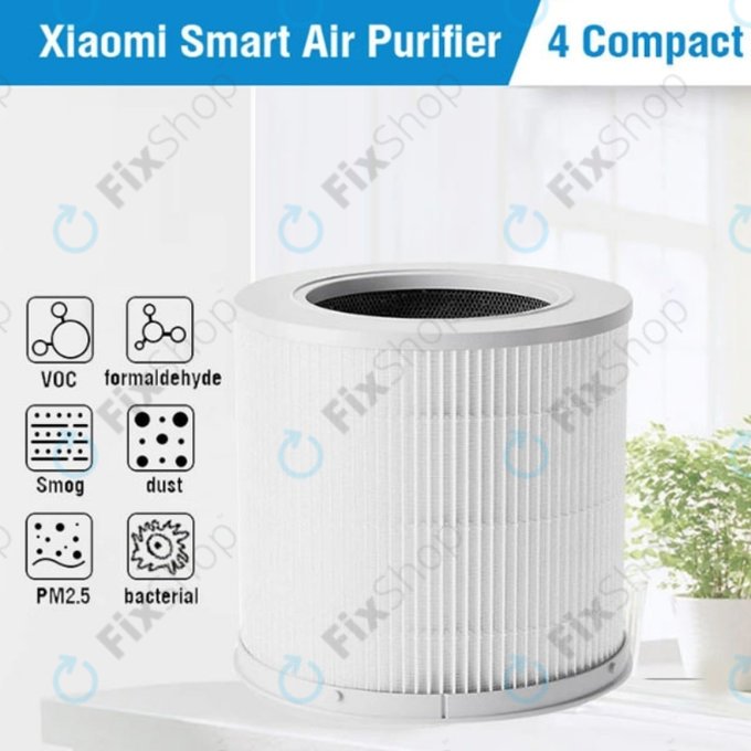 Xiaomi Smart Air Purifier 4 Compact - HEPA filter (Activated carbon) (White)