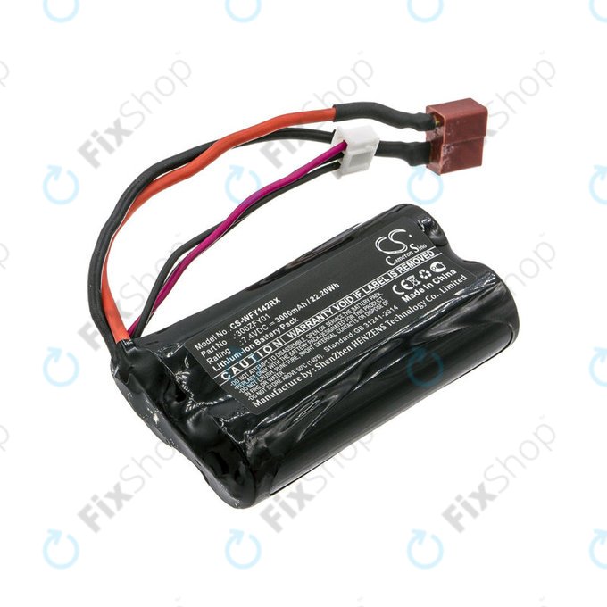 Battery for WLToys FY01, FY02, FY03, 12423, 12428, 3000mAh, Li-Ion, 7.4V, 300ZFY01, HQ