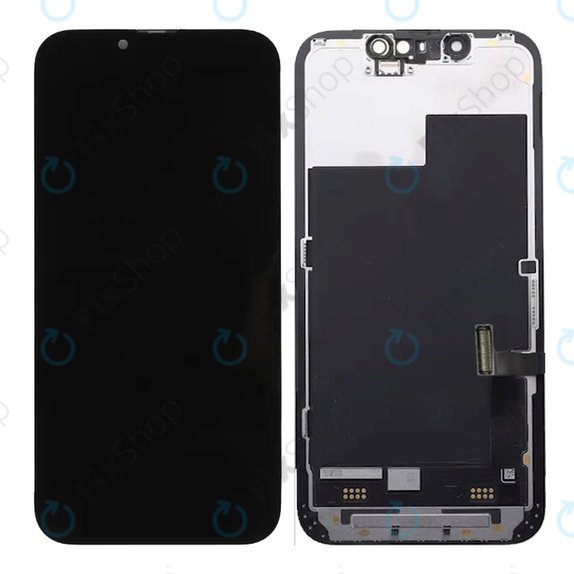Display Soft OLED for iPhone 13 Mini, Touch Screen with Frame, FixPremium