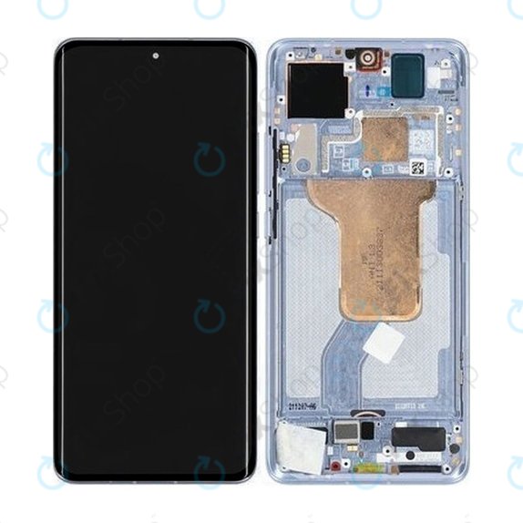 Xiaomi 12, 12X - LCD Display + Touch Screen + Frame (Blue) - 5600040L3A00 Genuine Service Pack