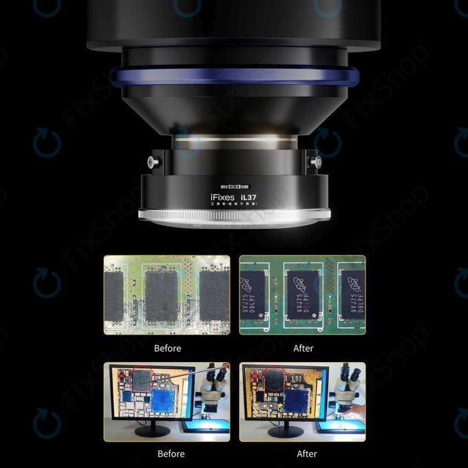 iFixes iL37 - Polarized LED Microscope Ring Light