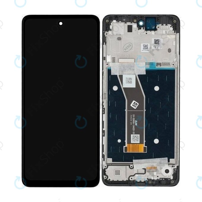 Motorola Moto G24, G24 Power - LCD Display + Touch Screen + Frame (Black) - 5D68C23810 Genuine Service Pack