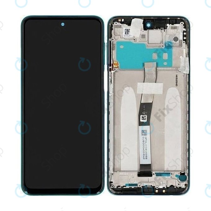 Xiaomi Redmi Note 9 Pro - LCD Display + Touch Screen + Frame (Tropical Green) - 560004J6B200 Genuine Service Pack