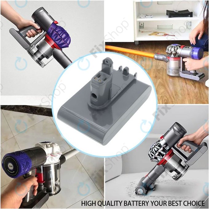 Battery for Dyson DC31, DC34, DC35, DC44, DC45, DC56, 1500mAh, Li-Ion, 22.2V, 965557-03, HQ