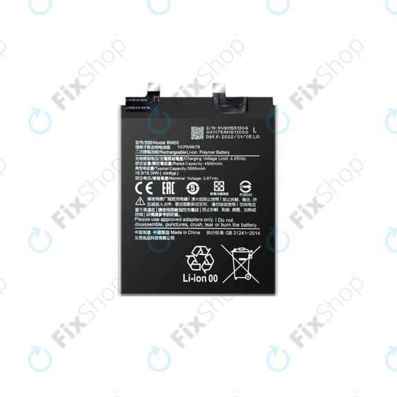 Xiaomi Mi 11 Ultra - Battery BM55 5000mAh