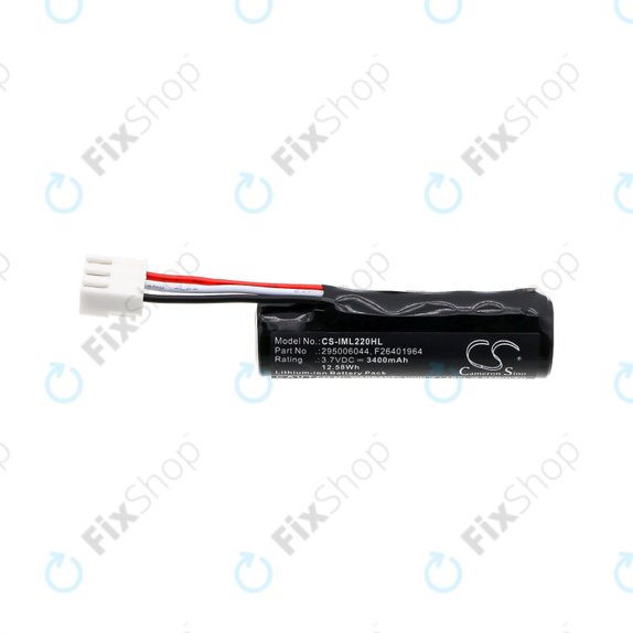 Battery for Ingenico IWL220, 255, 258, 280, Ingenico MOVE 2500, 3000, 3500, 3400mAh, Li-Ion, 3.7V, 295006044, HQ