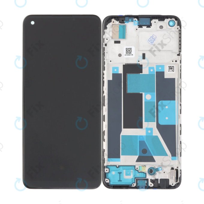 Realme 9 - LCD Display + Touch Screen + Frame (Meteor Black) OLED
