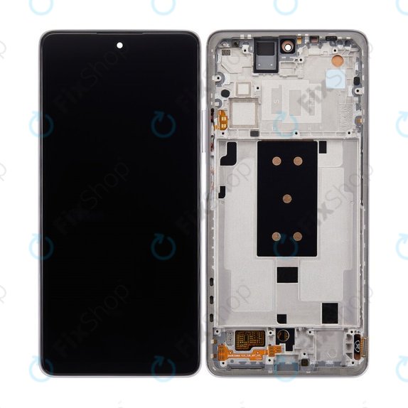 Xiaomi 11T, 11T Pro - LCD Display + Touch Screen + Frame (Moonlight White) OLED