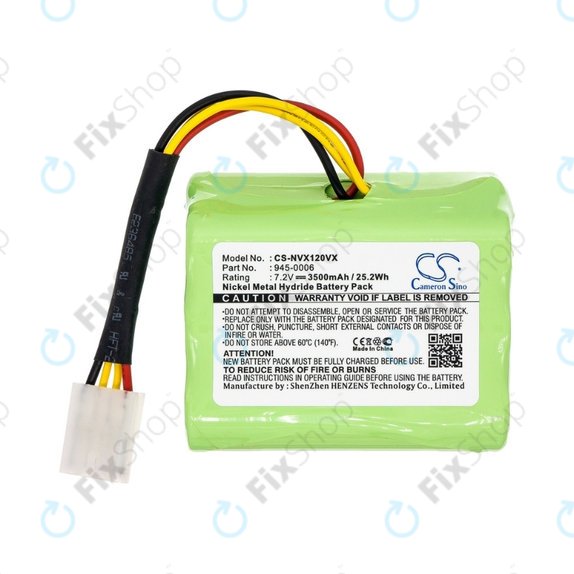 Vorwerk Kobold VX100 - Battery 945-0006 Ni-MH 7.2V 3500mAh HQ