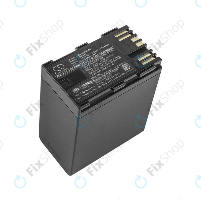 Battery for Canon EOS S200, C300, 5200mAh, Li-Ion, 14.4V, BP-A60, HQ
