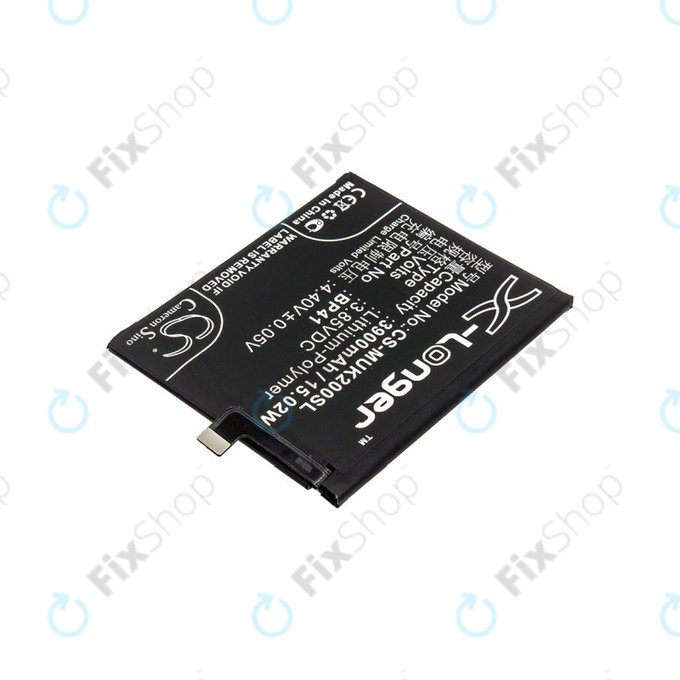 Battery for Xiaomi Mi 9T, Redmi K20, 3900mAh, Li-Pol, 3.85 V, BP41, HQ