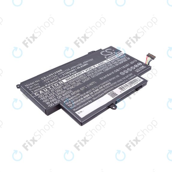 Battery for Lenovo ThinkPad Yoga 12, Yoga S1, 3150mAh, Li-Pol, 14.8V, 45N1704, HQ