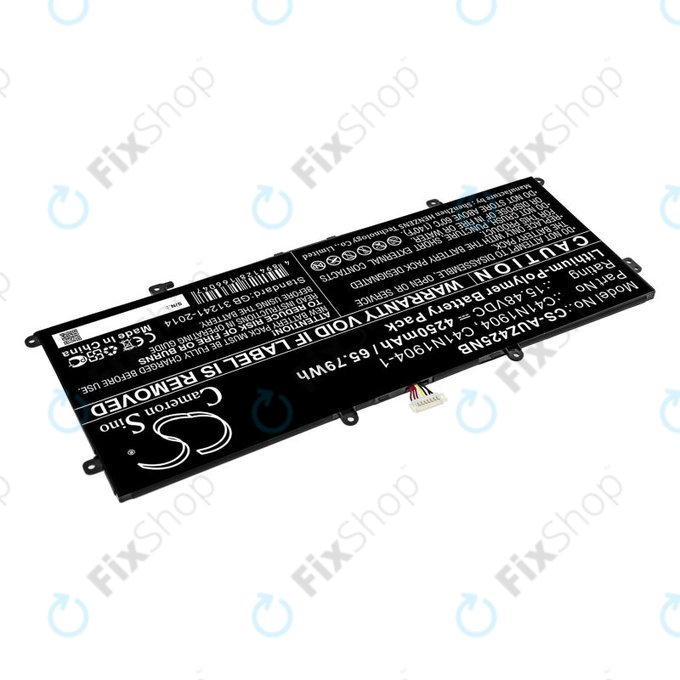 Battery for Asus Zenbook 13, Zenbook 14, 4250mAh, Li-Pol, 15.48V, C41N1904, HQ