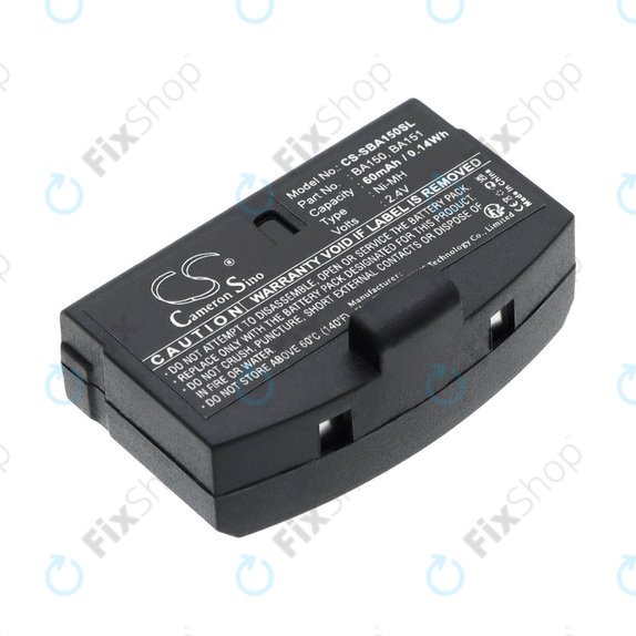Battery for Sennheiser, 60mAh, Ni-MH, 2.4V, BA150, HQ