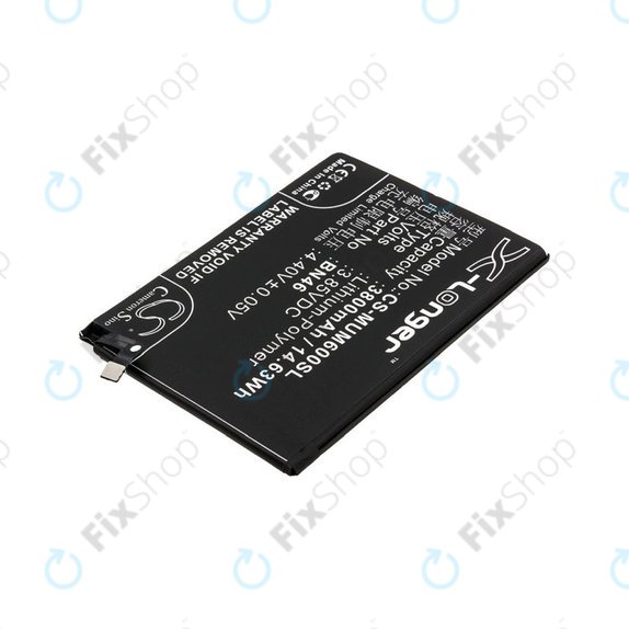 Battery for Xiaomi Redmi Note 8T, 3800mAh, Li-Pol, 3.85 V, BN46, HQ