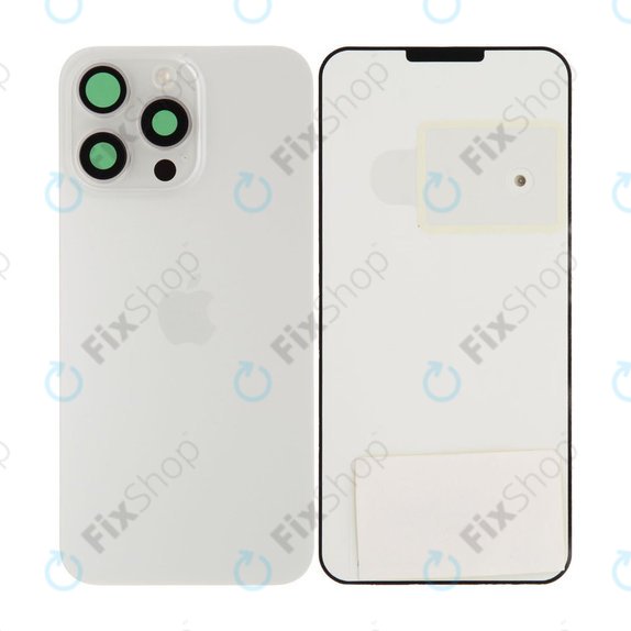 Rear Housing Glass for iPhone 15 Pro Max | White Titanium | 661-36908 | Genuine Apple