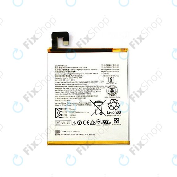 Lenovo Tab 4 8 TB-8704F - Battery L16D1P34, L20D1P31 4850mAh