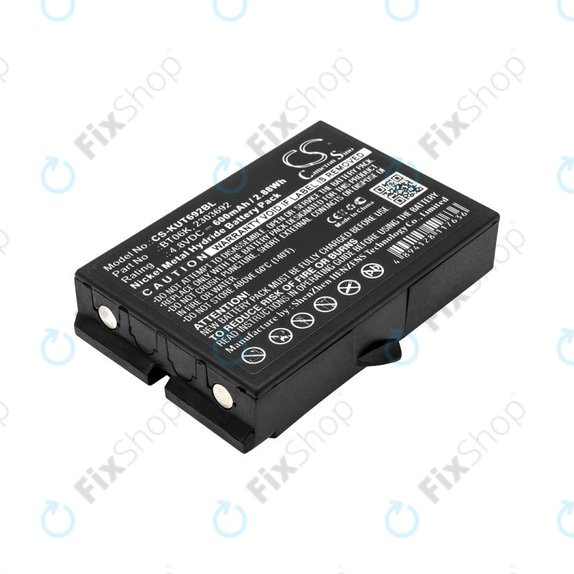 Battery for Ikusi T70, TM70, 600mAh, Ni-MH, 4.8V, BT06K, HQ