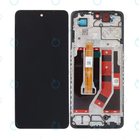 Oppo A98 - LCD Display + Touch Screen + Frame (Cool Black) TFT