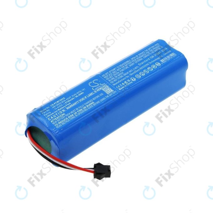 Xiaomi Roidmi EVE Plus, Viomi, Lydsto, Proscenic, Tefal - Battery NR18650 M26-4S2P, SUN-INTE-181, H18650CH-4S2P Li-Ion 14.4V 6700mAh HQ