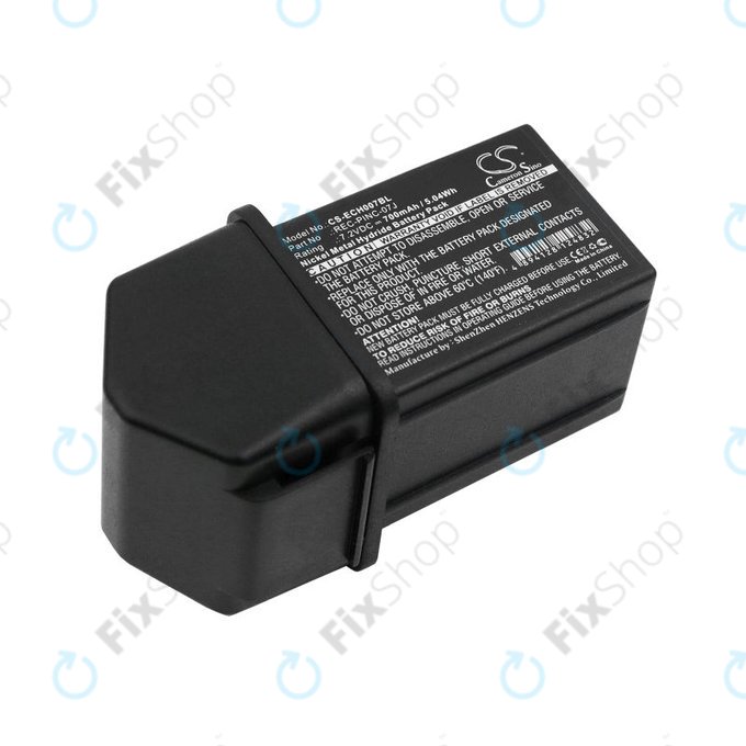 Battery for Elca CONTROL-0, 700mAh, Ni-MH, 7.2V, PINC 07MH, HQ