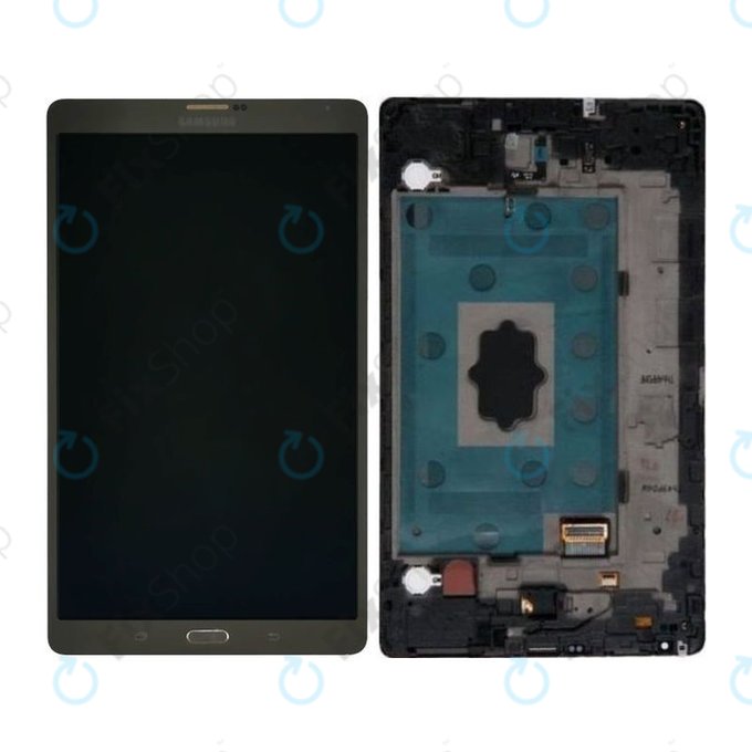 Samsung Galaxy Tab S 8.4 T705 - LCD Display + Touch Screen + Frame (Titanium Bronze) - GH97-16095B Genuine Service Pack
