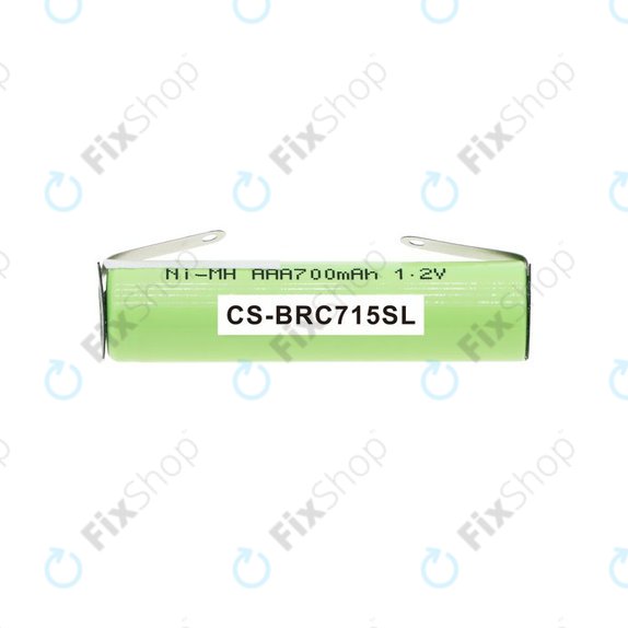 Battery for Philips Norelco QC5055, Braun FreeControl 1715, 700mAh, Ni-MH, 1.2V, 4HGAE-LFU, HQ