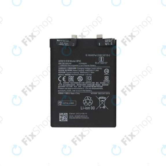 Xiaomi 12 Pro 2201122C 2201122G - Battery BP45 4600mAh