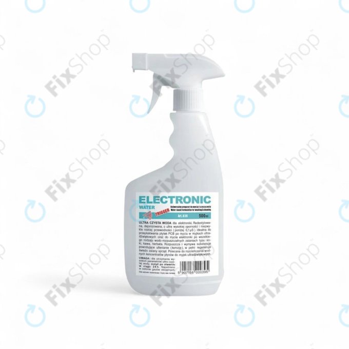 Demineralized Water for Electronics, 500 ml, Spray Bottle