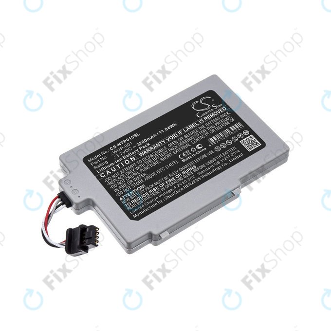 Battery for Nintendo Wii U GamePad, 3200mAh, Li-Ion, 3.7V, WUP-001, HQ