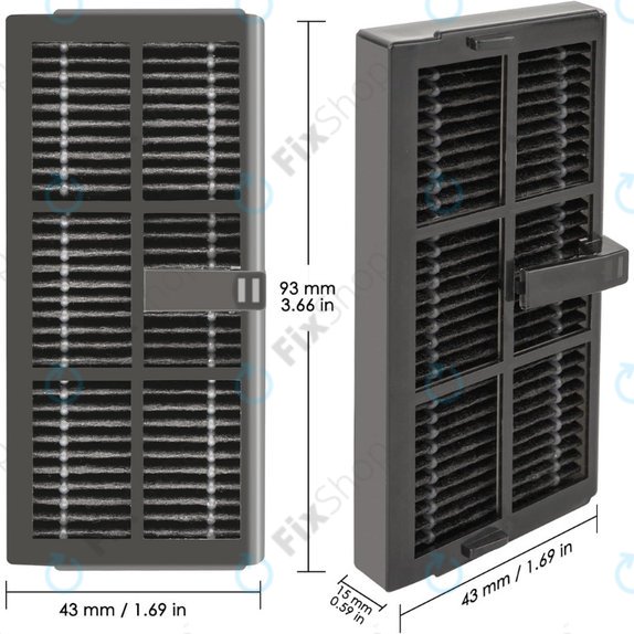 HEPA Filter, 2pcs for Xiaomi Dreame X40 Ultra, L40 Ultra, X30 Ultra, L10s Ultra Gen2, L10s Pro Ultra, Mova E30 Ultra