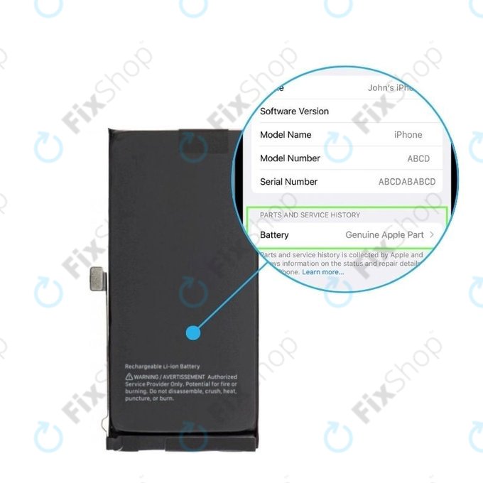 Battery for iPhone 15 Plus | 661-37207 | 4383mAh | Genuine Apple