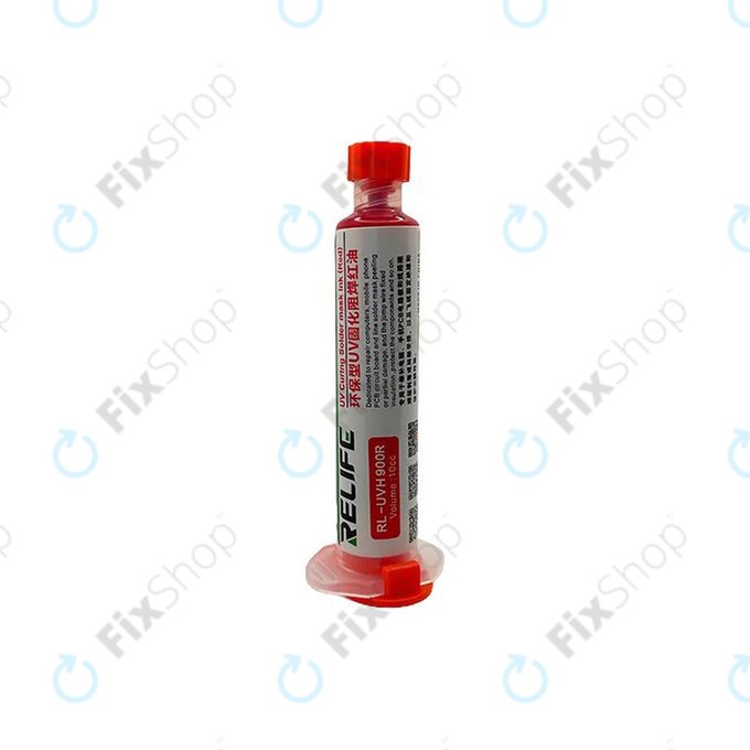 Relife RL-UVH900R - UV Curable Solder Mask - 10ml (Red)