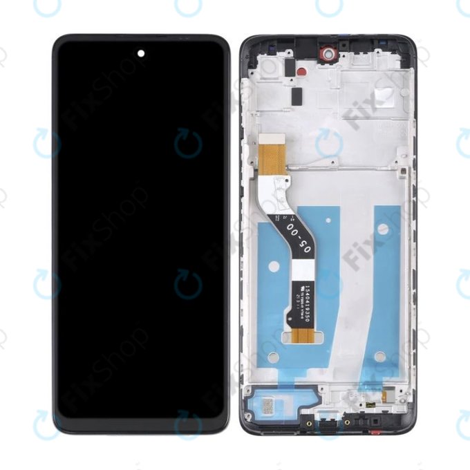 Motorola Moto G60s XT2133 - LCD Display + Touch Screen + Frame (Black) TFT