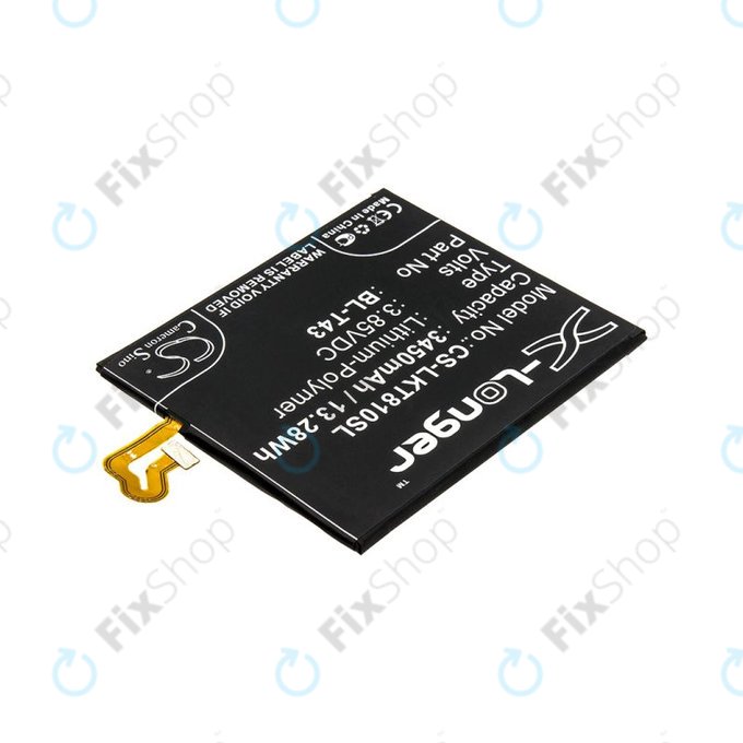 Battery for LG G8S ThinQ, ThinQ Global, 3450mAh, Li-Pol, 3.85V, BL-T43, HQ