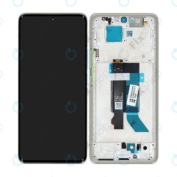Xiaomi Redmi Note 14 Pro 5G 24090RA29G - LCD Display + Touch Screen + Frame (Coral Green) - 56002500O1600 Genuine Service Pack