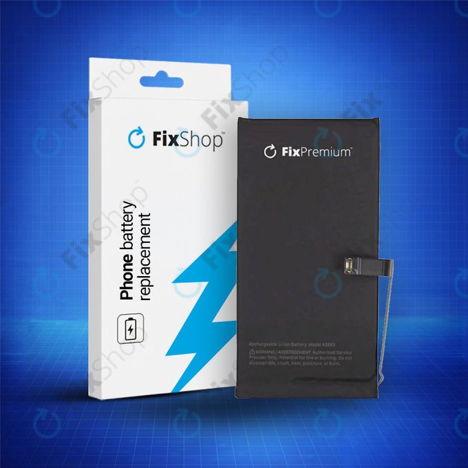 Battery for iPhone 14, 3279mAh, A2863, FixPremium