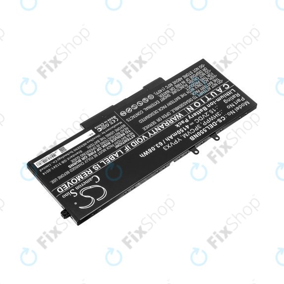 Battery for Dell Latitude 5501, Latitude 5401, Latitude 14 5410, Latitude 15 5511, 4150mAh, Li-Ion, 15.2V, 3HWPP, HQ