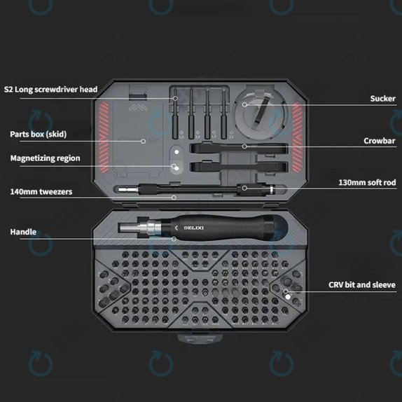Xiaomi DELIXI - 145-in-1 Screwdriver Set