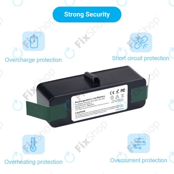 iRobot Roomba 600, 800, 900-series - Battery 4502233, 4374392, 2130LI Li-Ion 14.8V 5800mAh