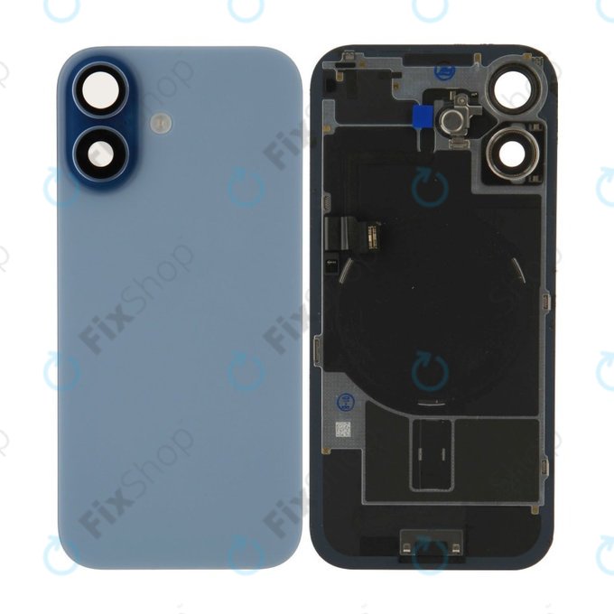 Rear Housing Glass for iPhone 17, Mist Blue, Pulled A