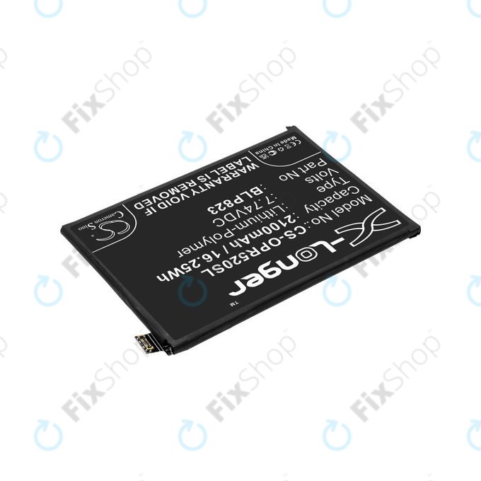 Battery for Oppo Reno 5 Pro, 2100mAh, Li-Pol, 7.74 V, BLP823, HQ