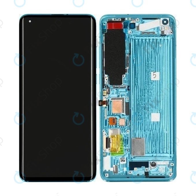 Xiaomi Mi 10 M2001J2G - LCD Display + Touch Screen + Frame (Coral Green) - 56000600J200 Genuine Service Pack