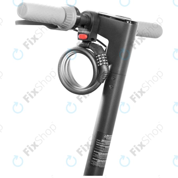 Segway Kickscooter P100SE, Ninebot ES1, ES2, ES4, E22, E25 - Combination Cable Lock