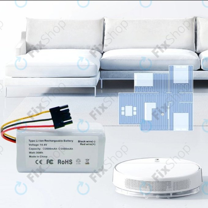 Xioami Mi Robot Vacuum Mop 2 Lite, E10 - Battery N011-4S1P Li-Ion 14.4V 2600mAh