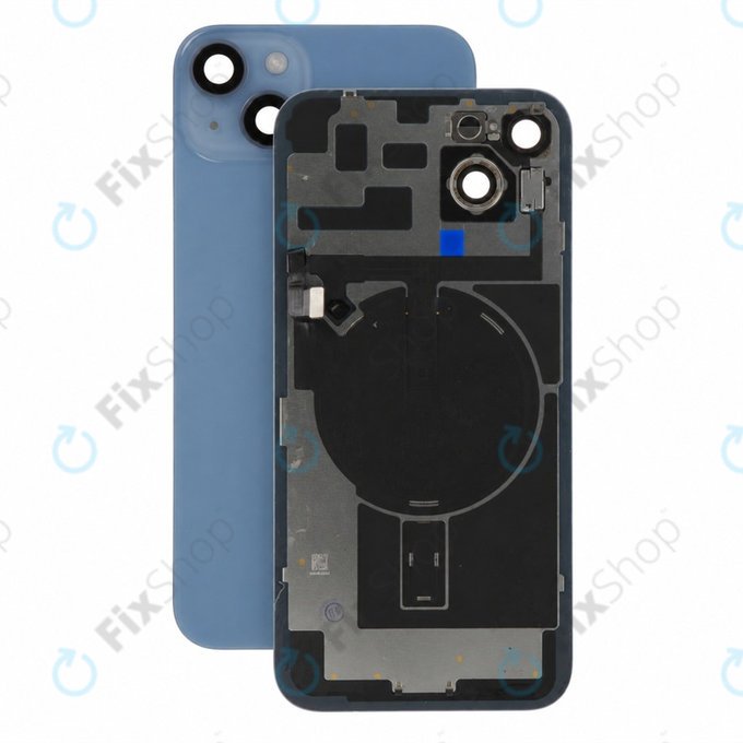Rear Housing Glass for iPhone 14 Plus, Blue, Pulled A